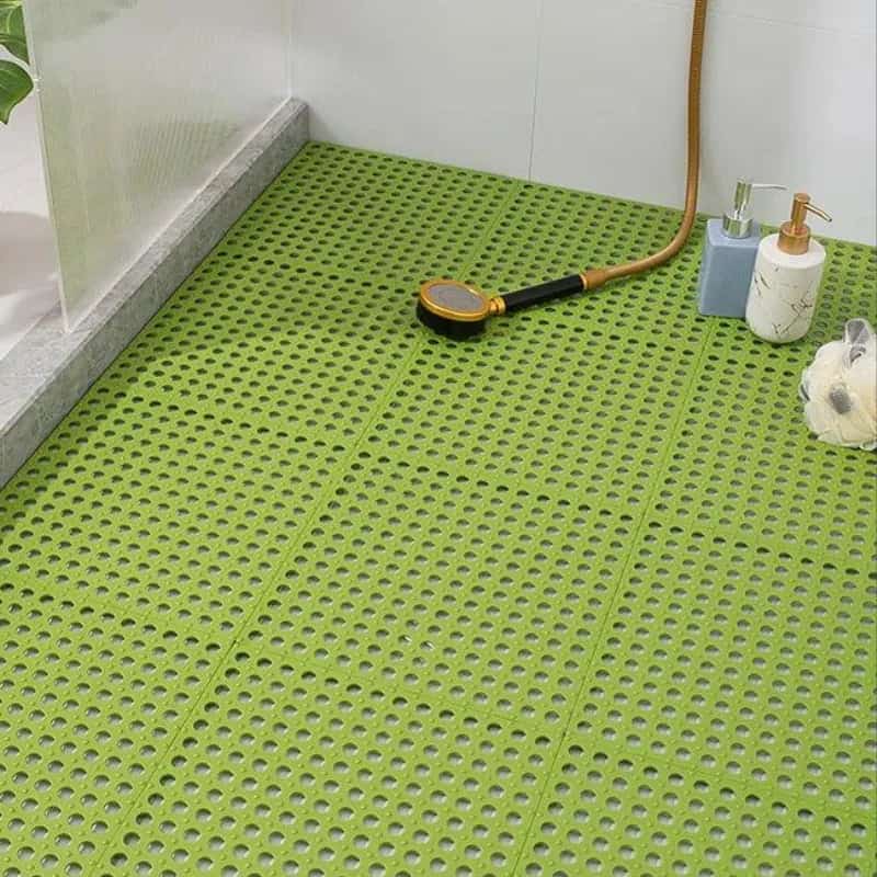 Tapis de Douche Antidérapant 90×90 - coloris vert