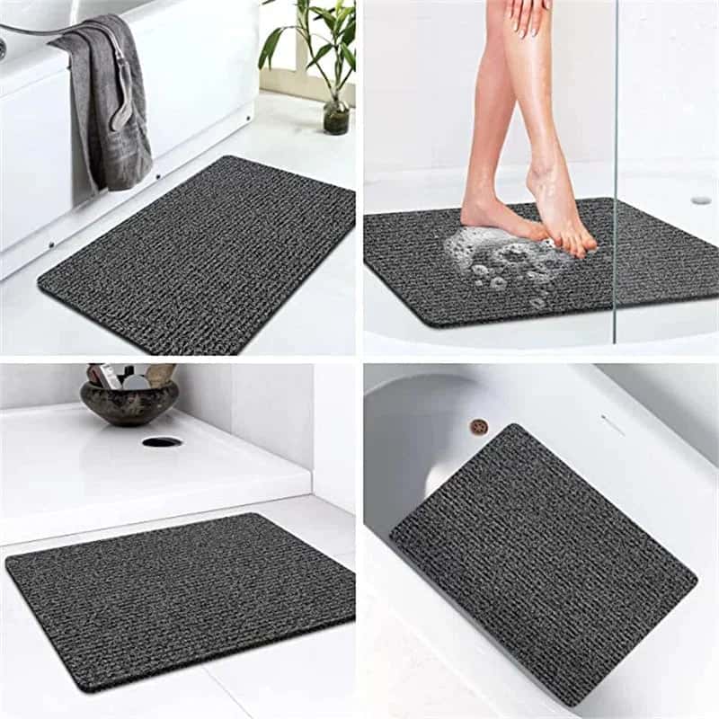 Black Shower Mat