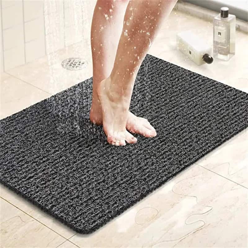 Black Shower Mat